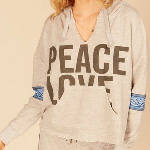 Vintage Havana PEACE LOVE Hoodie
